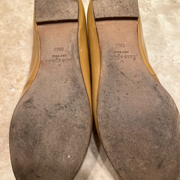 Kate spade tan patent leather flats - Picture 3 of 4